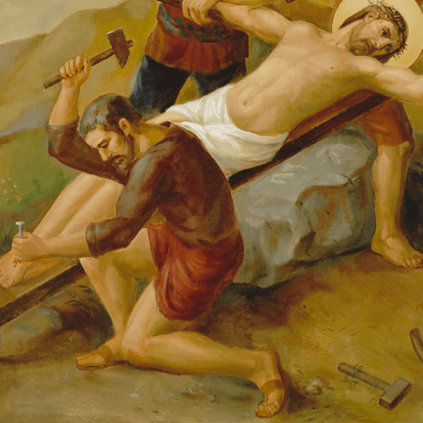 First Holy Wound of the Left Foot