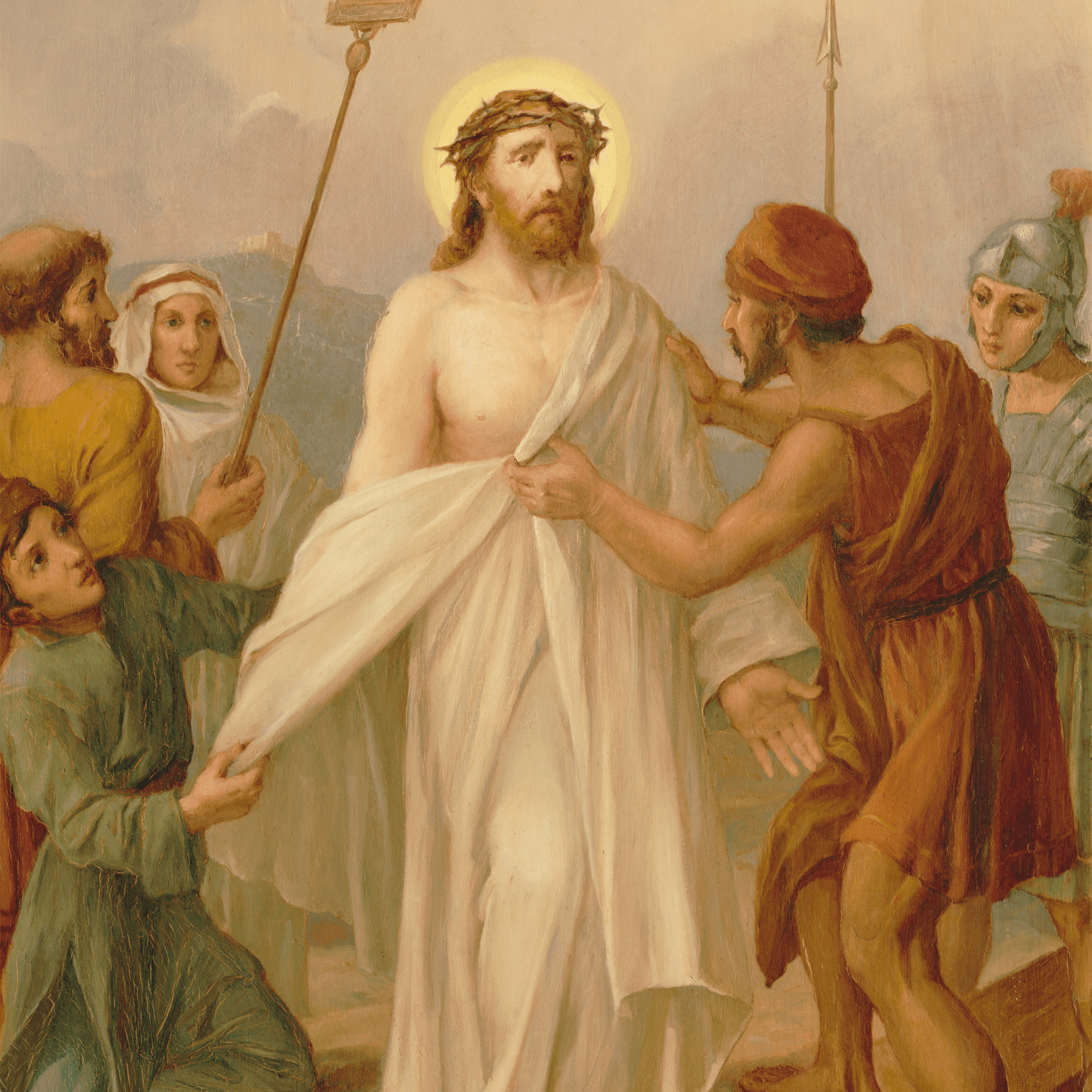 The Way of the Cross Tenth Station: Jesus is Stripped of His Garments