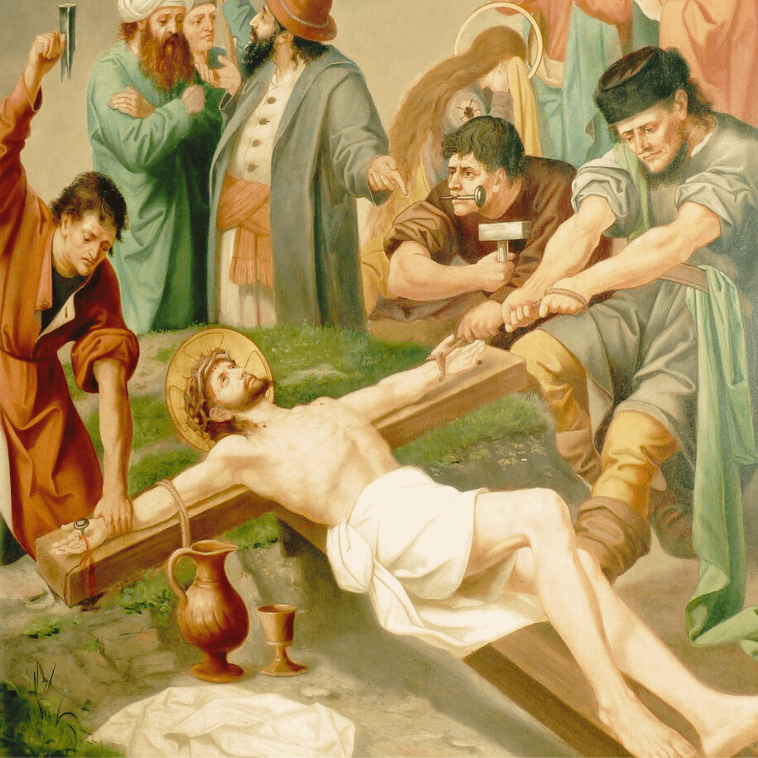 The Way of the Cross Eleventh Station: Jesus is Nailed to the Cross
