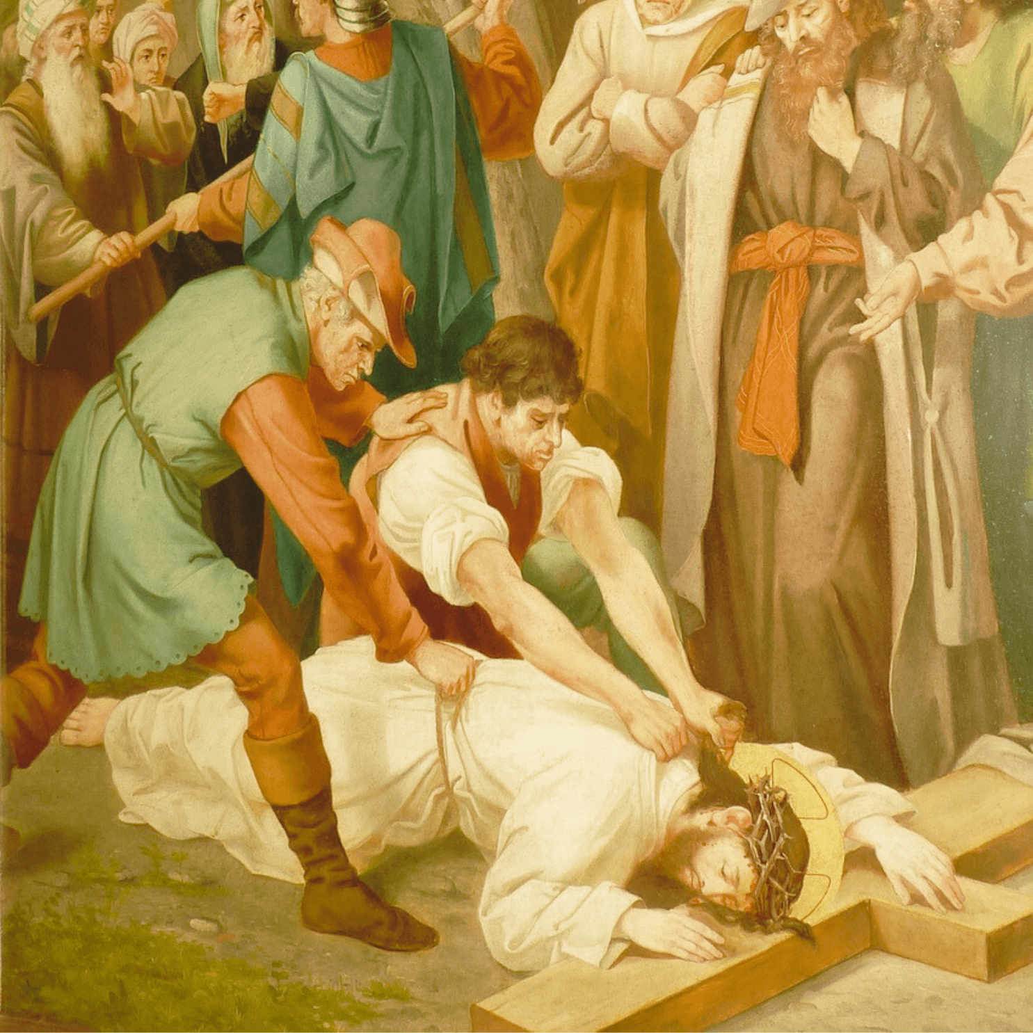 The Way of the Cross Ninth Station: Jesus Falls a Third Time