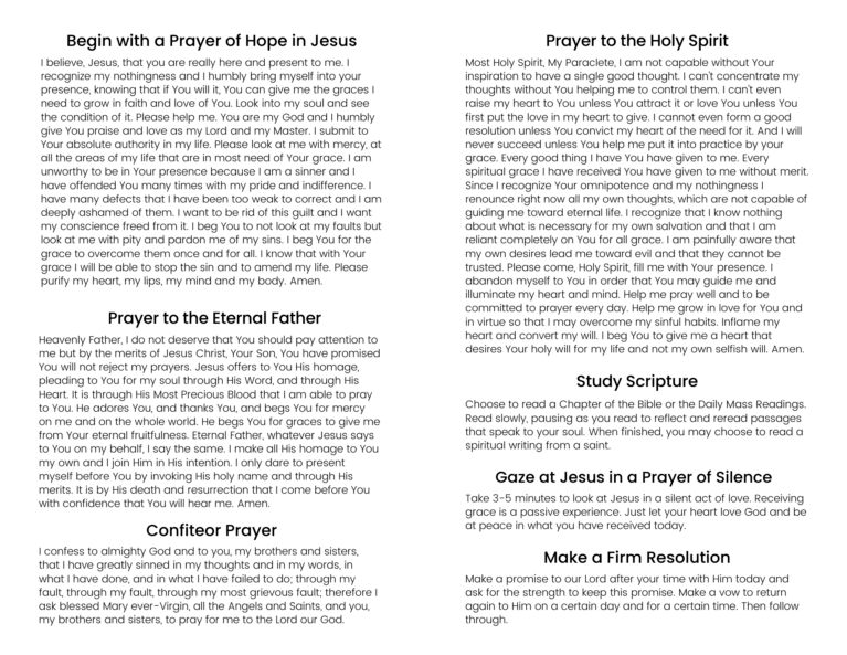 How to Talk to God bifold inside image