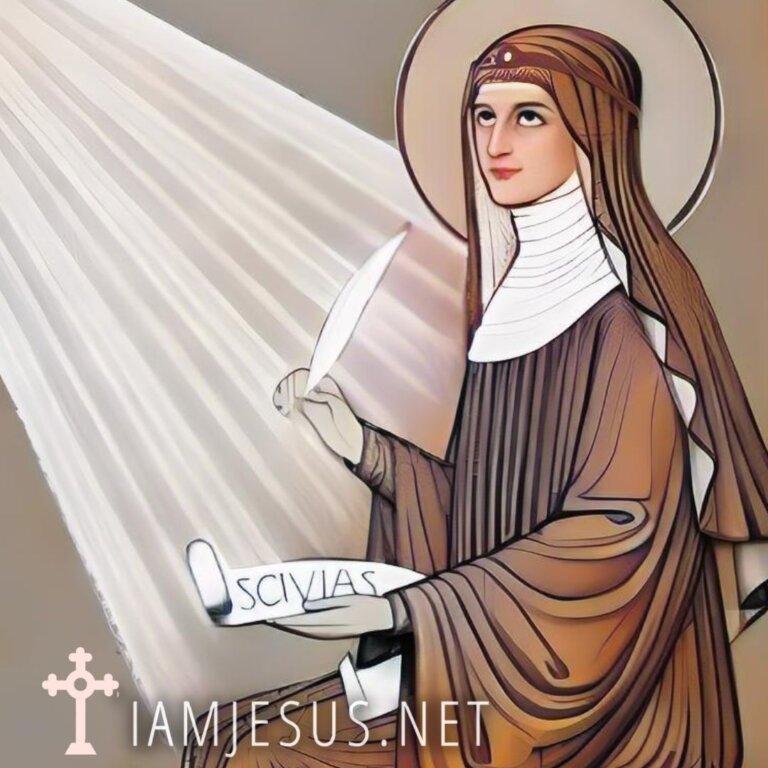 St. Hildegard von Bingen, 11th century nun and Doctor of the Church.