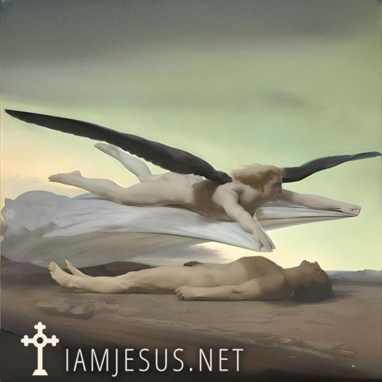 Let Me Desire the Lord over Every Carnal Thing William Bouguereau painting of the angel of death covering the dead body of a young man. This meditation contemplates the virtue of longing for God and how we can overcome every carnal thing in our life that tempts us not to love and obey God.