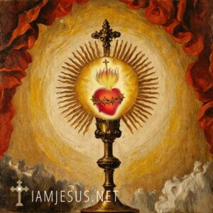 Blessed be his most sacred heart in the eucharist i am jesus Blessed be His Most Sacred Heart in the Eucharist