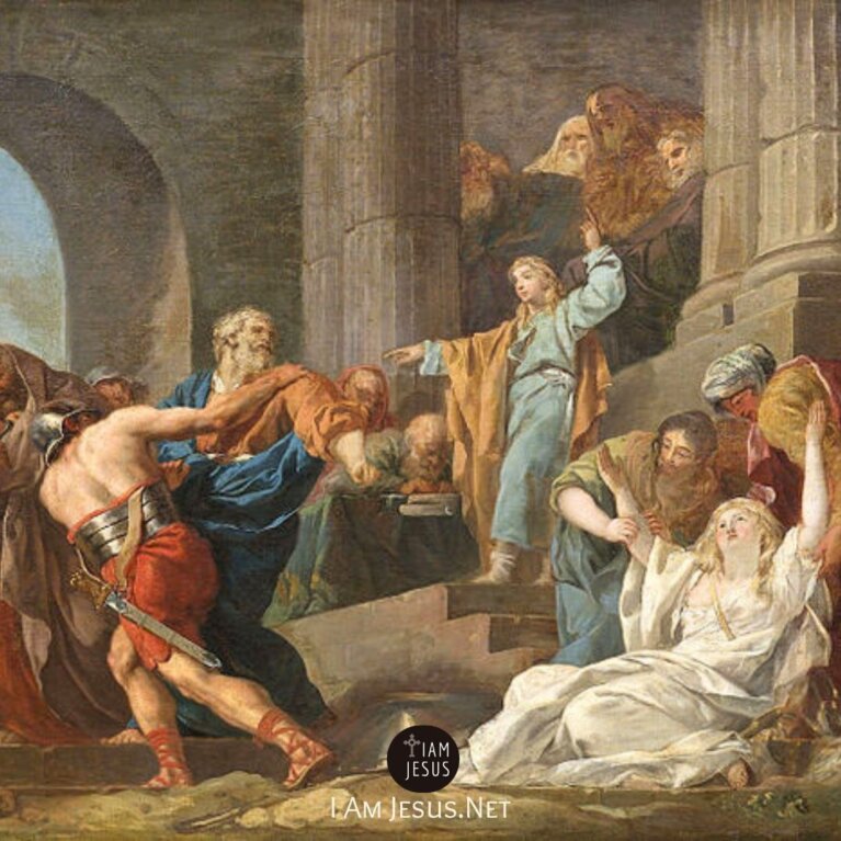 Testify to the Truth and Be Protected by God Daniel intervenes and saves Susanna by Francois-Guillaume Megeageot