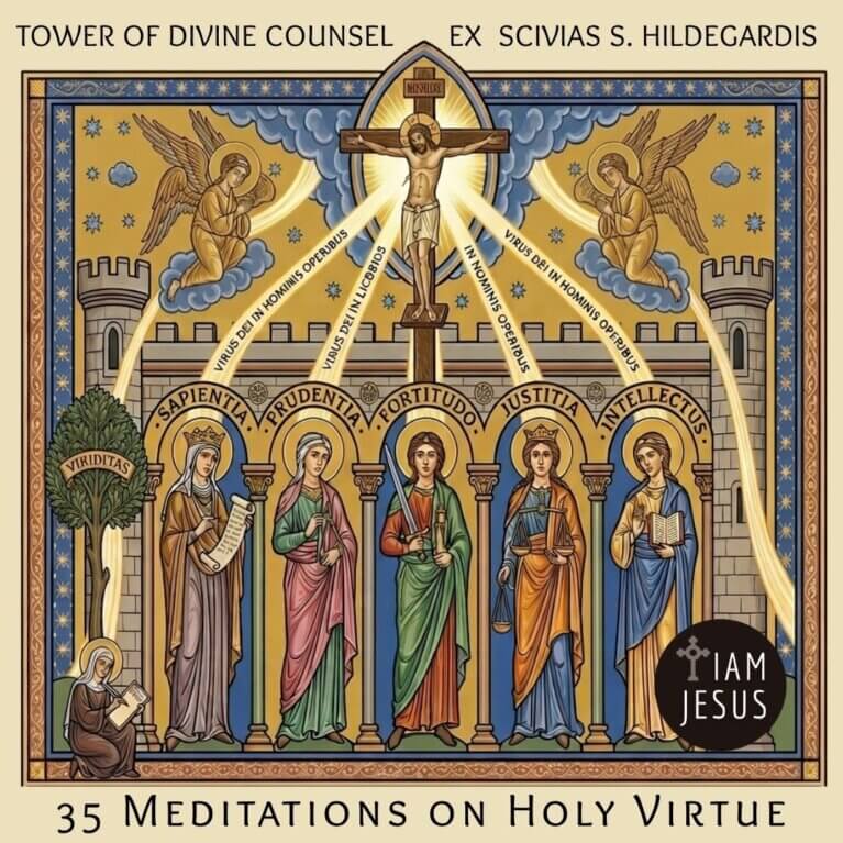 35 virtues of st hildegard of bingen Unplugged: Silent 15-Minute Meditations on Holy Virtue Hildegard of Bingen
