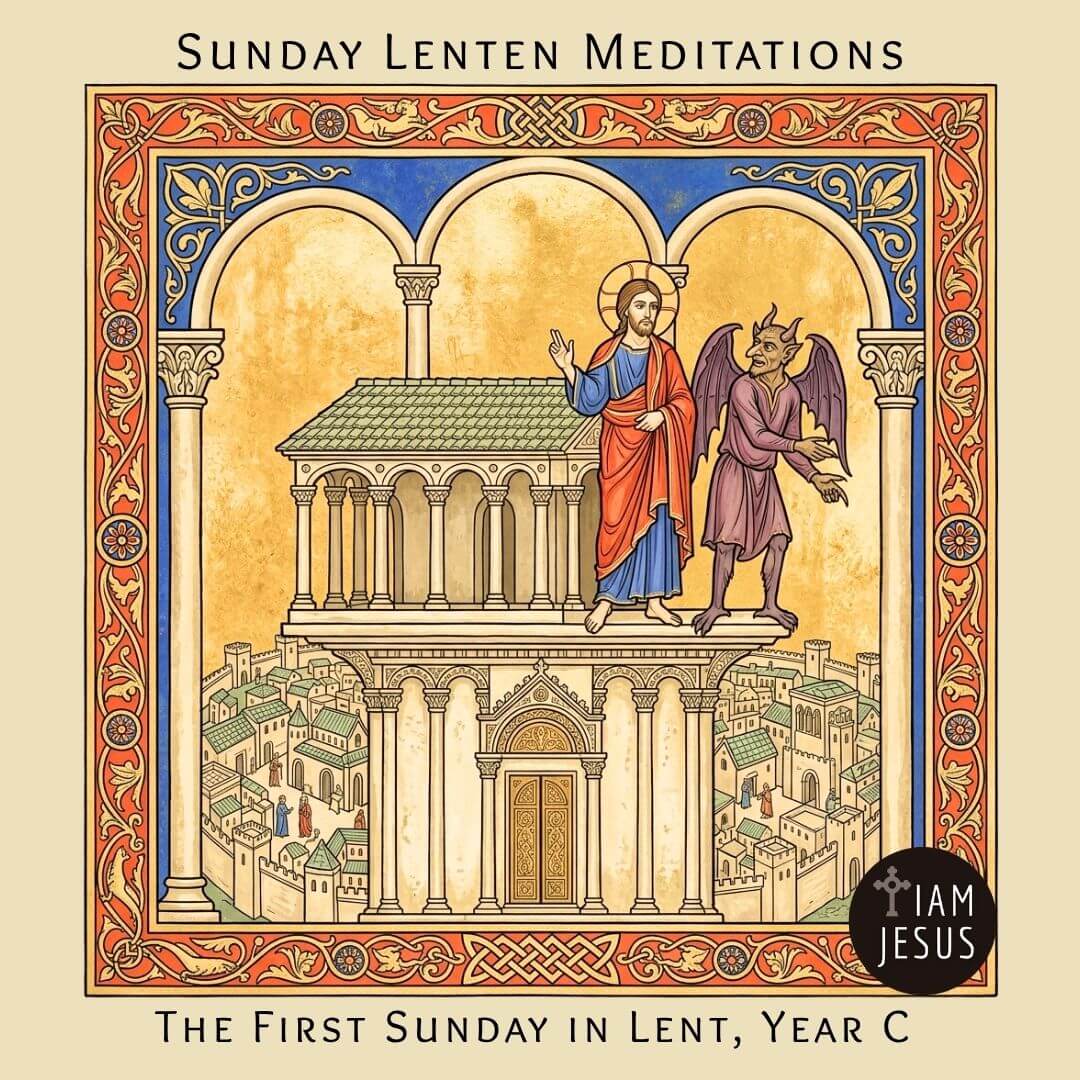 I do not live on bread alone jesus feeds my soul First Sunday of Lent, Year C. Jesus resists temptation by the strength of God's word, and asks us to be fed by that same word.