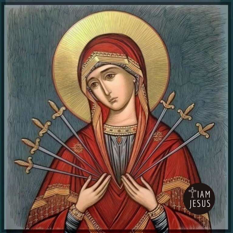 consecration to Our Lady of Sorrows, Mary in Byzantine iconography